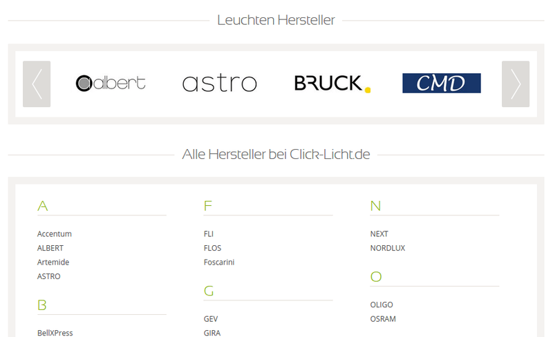 Unterschiedliche Vendorboxen bei click-licht.de
