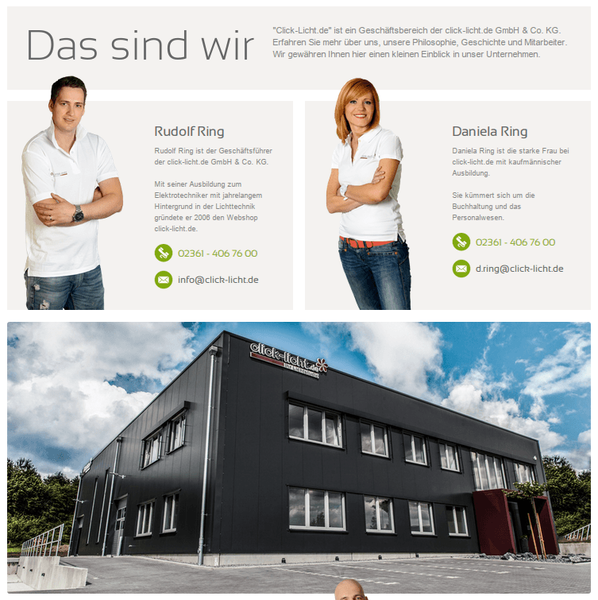 Click-Licht Wir �ber Uns