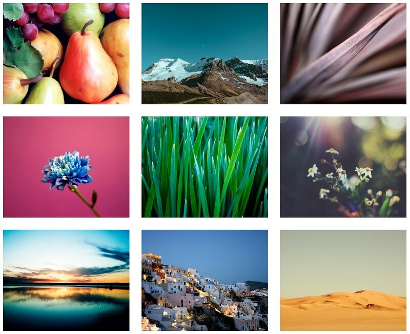 Demogalerie mit dem Gallery Drop
