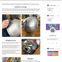 Newsdetailseite mit komplexem Custom Drop (f�r den Newsinhalt) und Custom Drop f�r den Autoren.