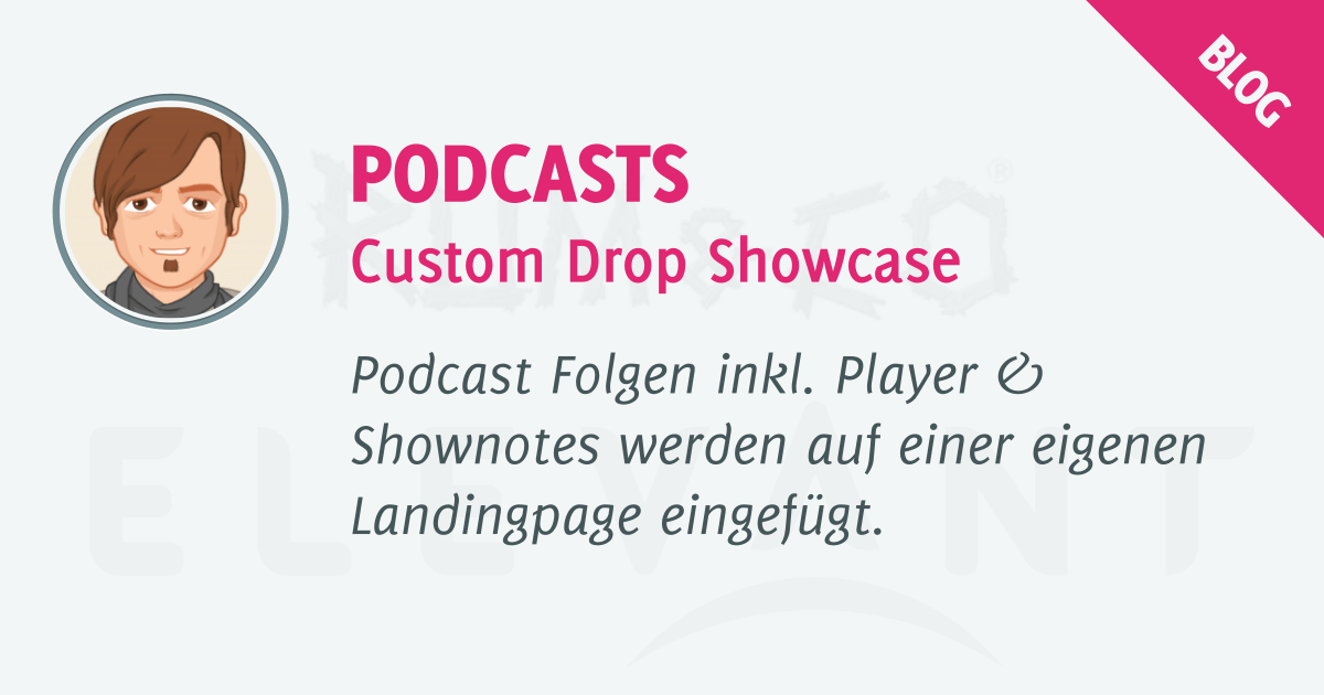 Custom Drops Showcase - Podcasts