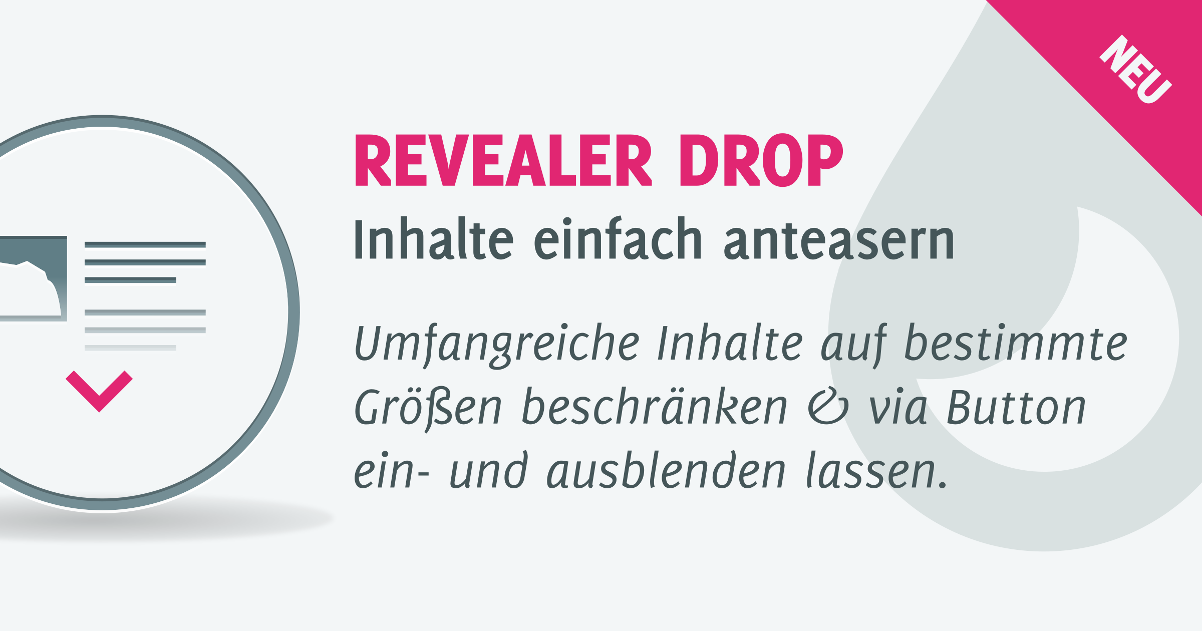 Drop Release: Revealer