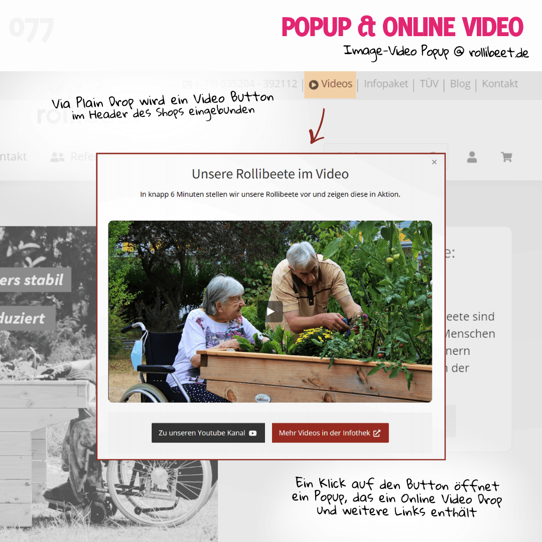 Lets Drop #077 - Image Video Popup @ rollibeet.de