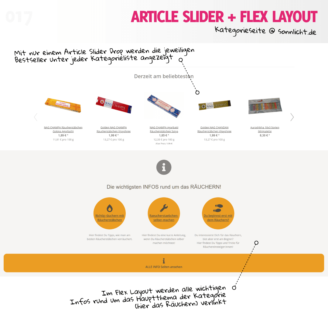 Flex Layout, Wide Layout und Article Slider @ sonnlicht.de