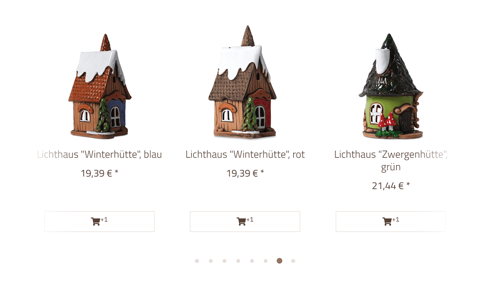 Quick Buy Template mit Warenkorb Button